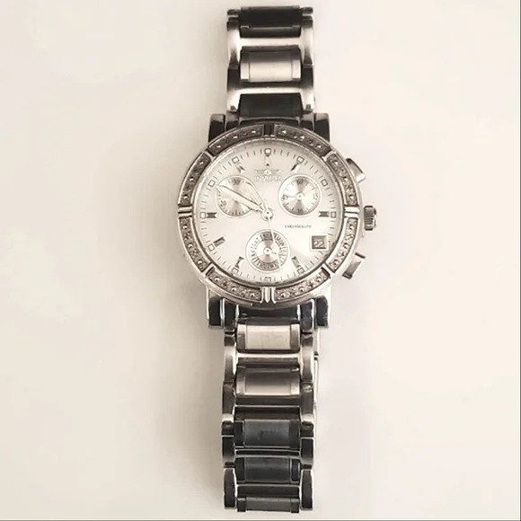 Invicta Wildflower Tritnite Stainless Steel Watch Model 4718
